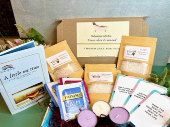 Time for me Relaxation Gift box: birthday gift, thinking of you, wellbeing