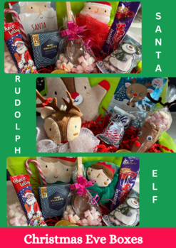 Santa, Rudolph & Elf Christmas Eve Boxes