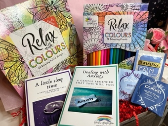 Colouring to Calmness booklet box